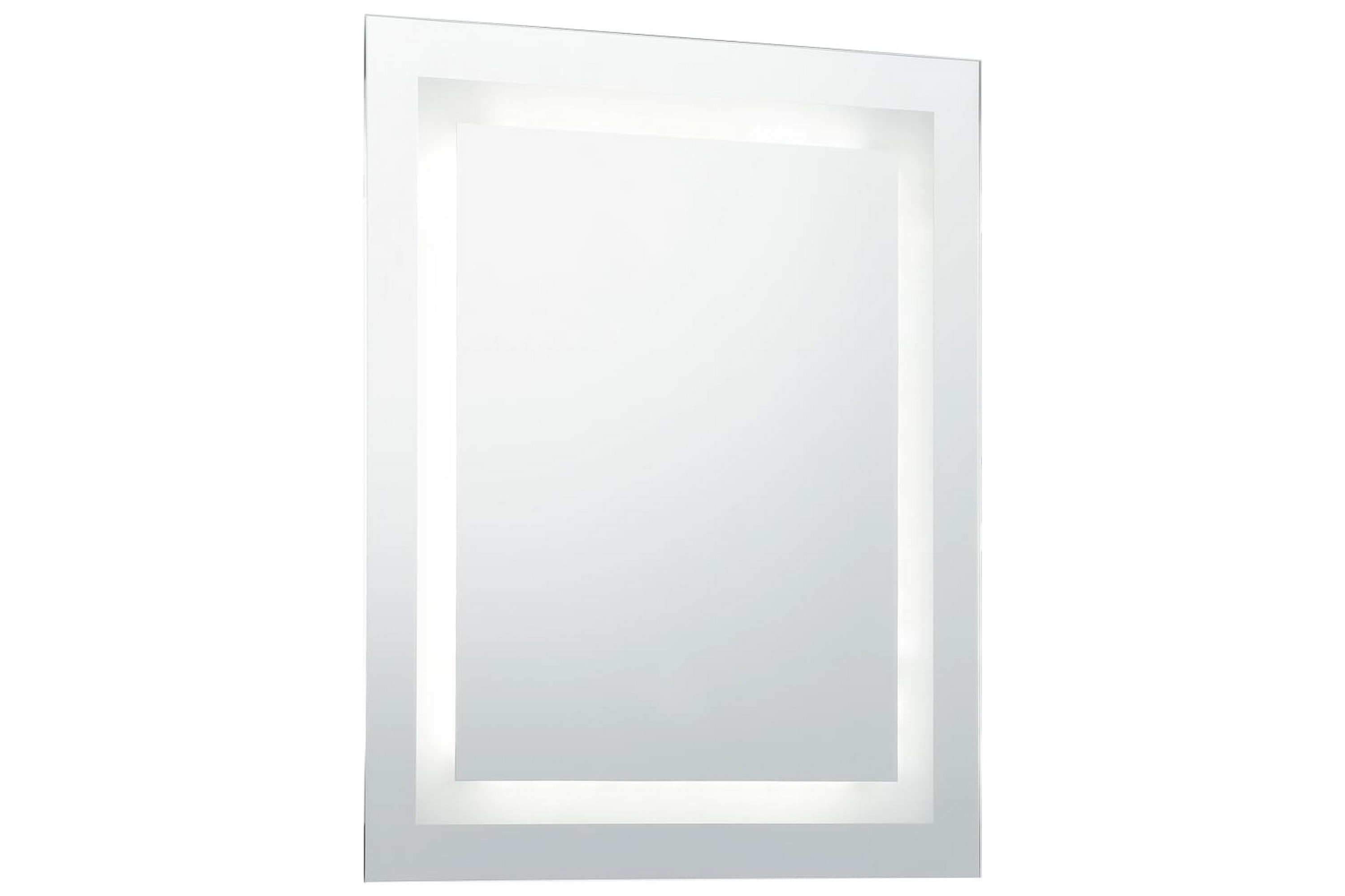 Be Basic Badrumsspegel LED Med Touch Sensor 60x80 Cm Silver Hus