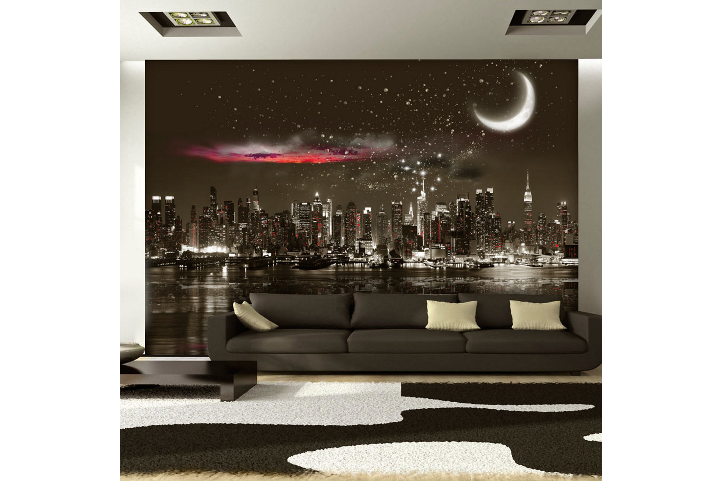 Fototapet Starry Night Over Ny X Artgeist Sp Z O O Inredning