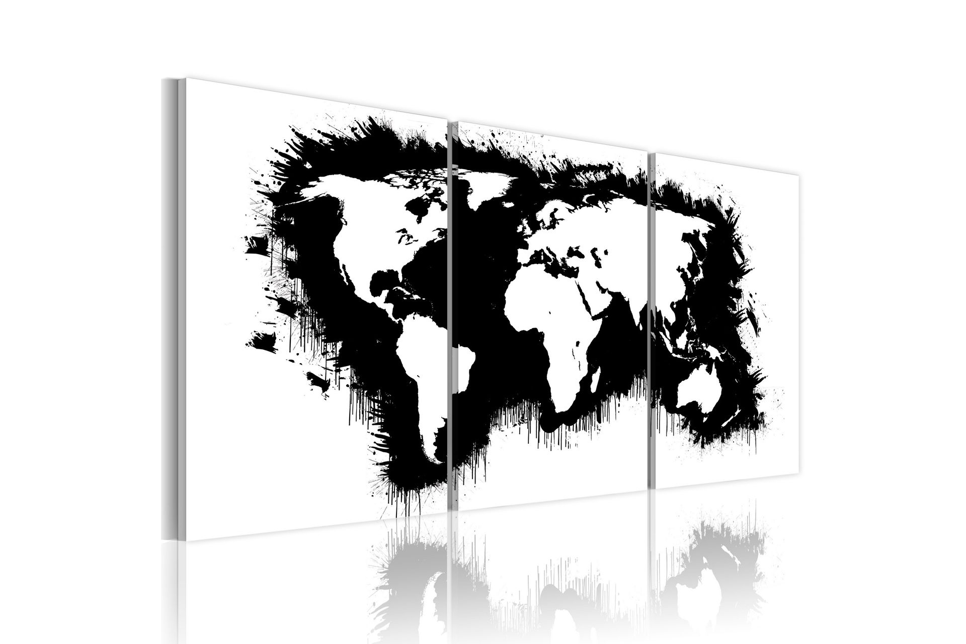 billede-verdenskort-sort-hvidt-60x30-artgeist-sp-z-o-o
