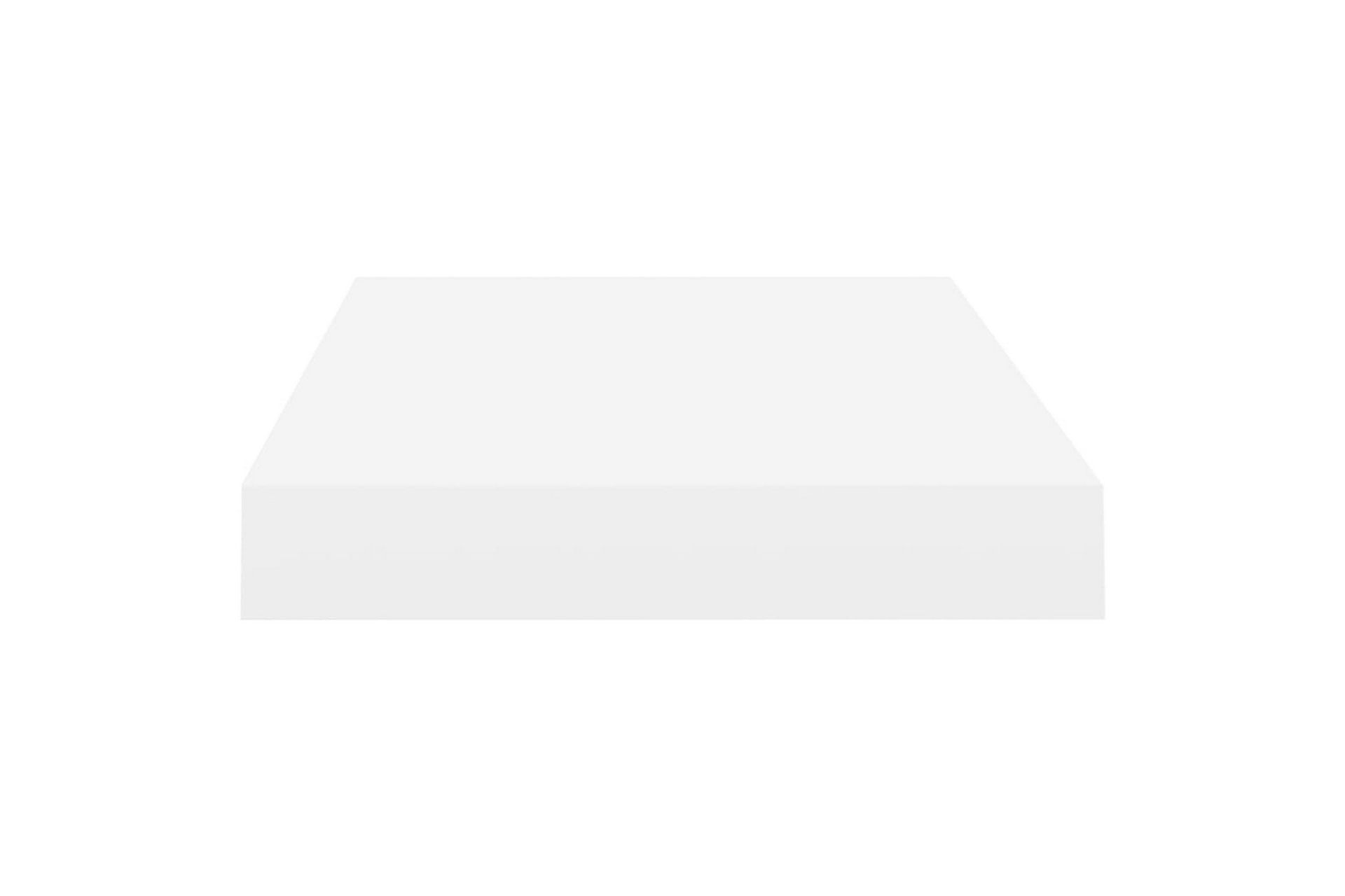 Be Basic Svävande vägghyllor 4 st vit 40x23x3,8 cm MDF Vit - Förvaring ...