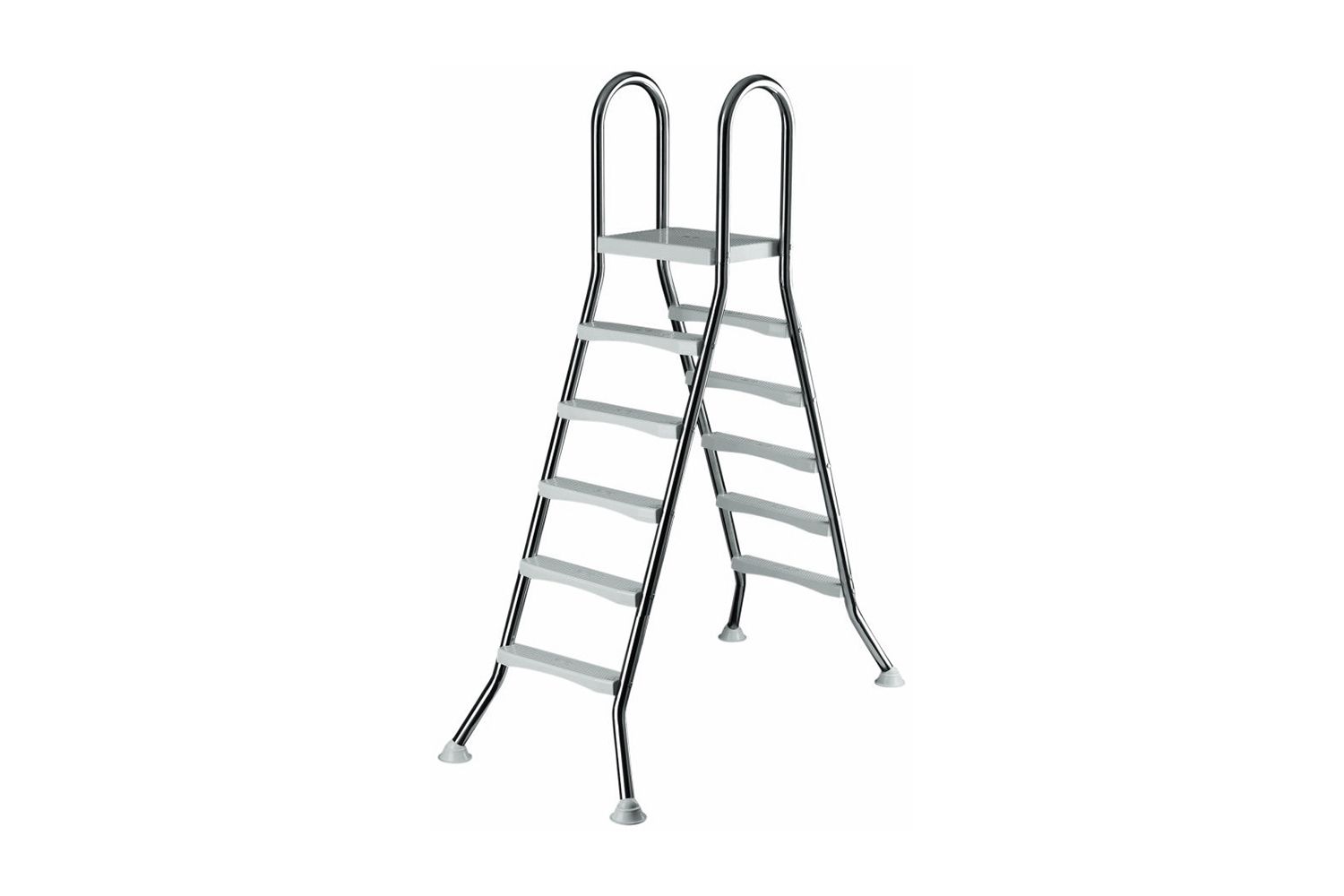 Planet Pool Rustfri Stige Frittstående Basseng 2 x 5 steg - Hage - Trademax