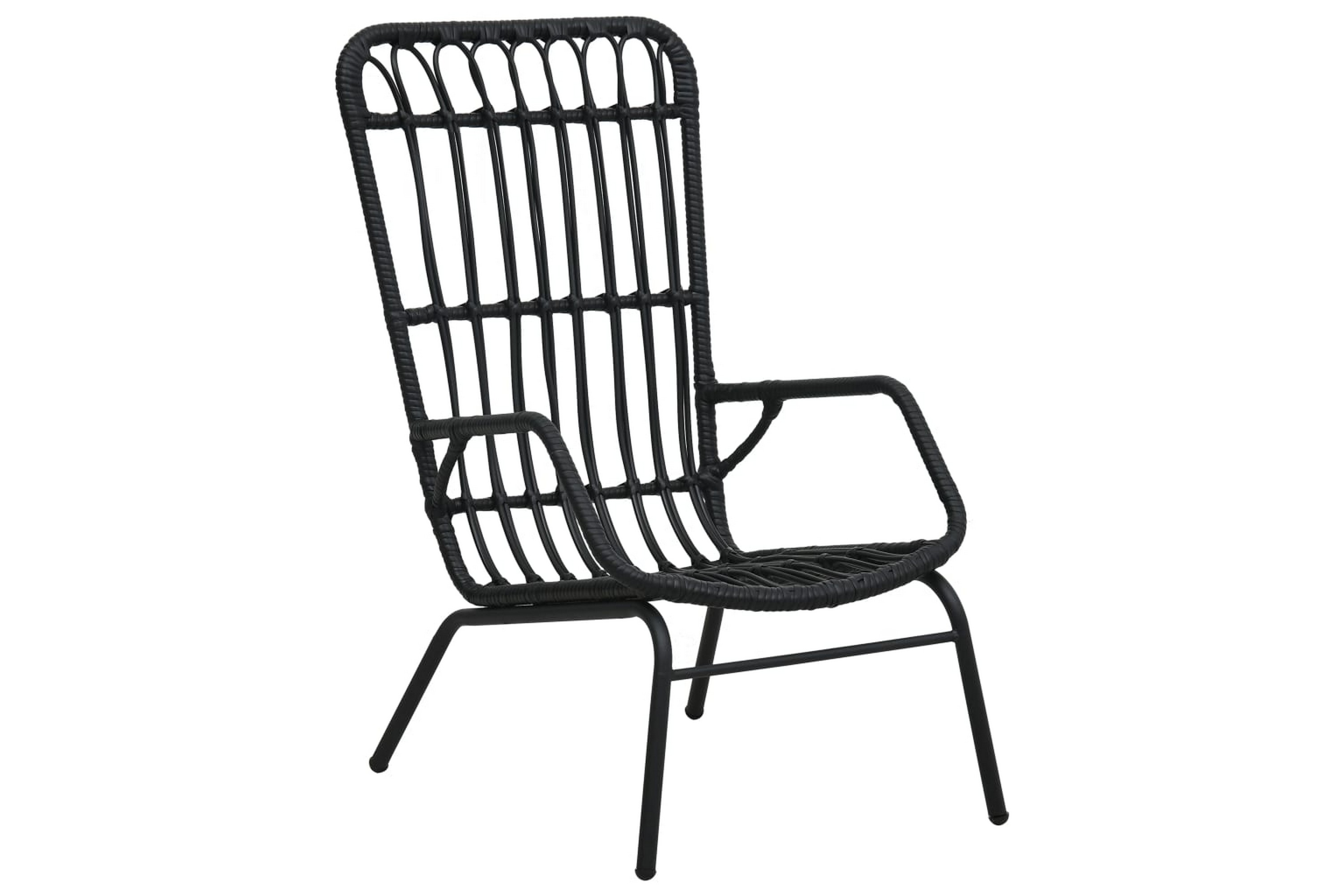 Be Basic Havestol Polyrattan Sort Sort - Havemøbler - Black Friday ...