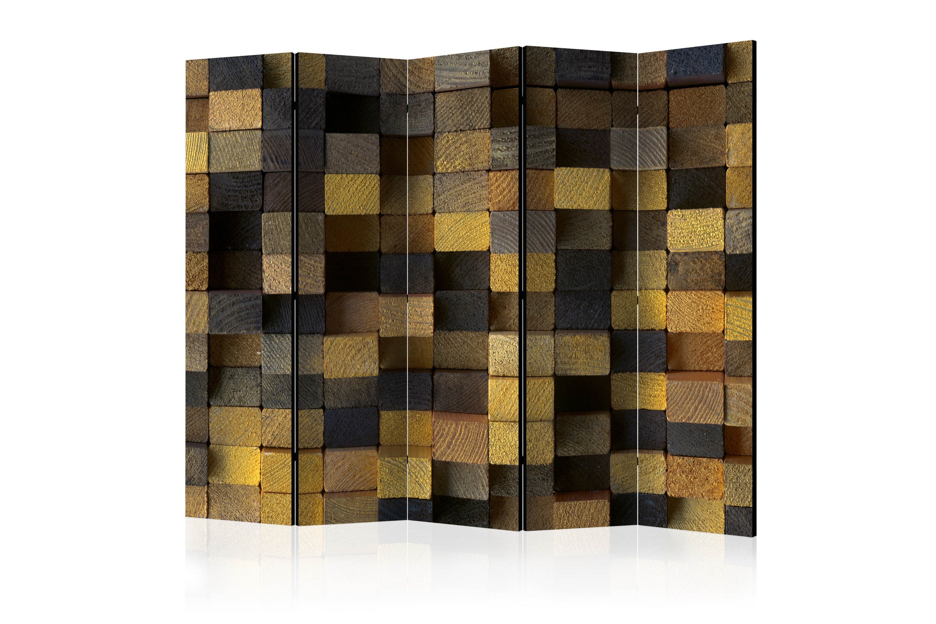 Rumsavdelare - Wooden cubes II 225x172 Artgeist sp. z o. o. - Inredning ...