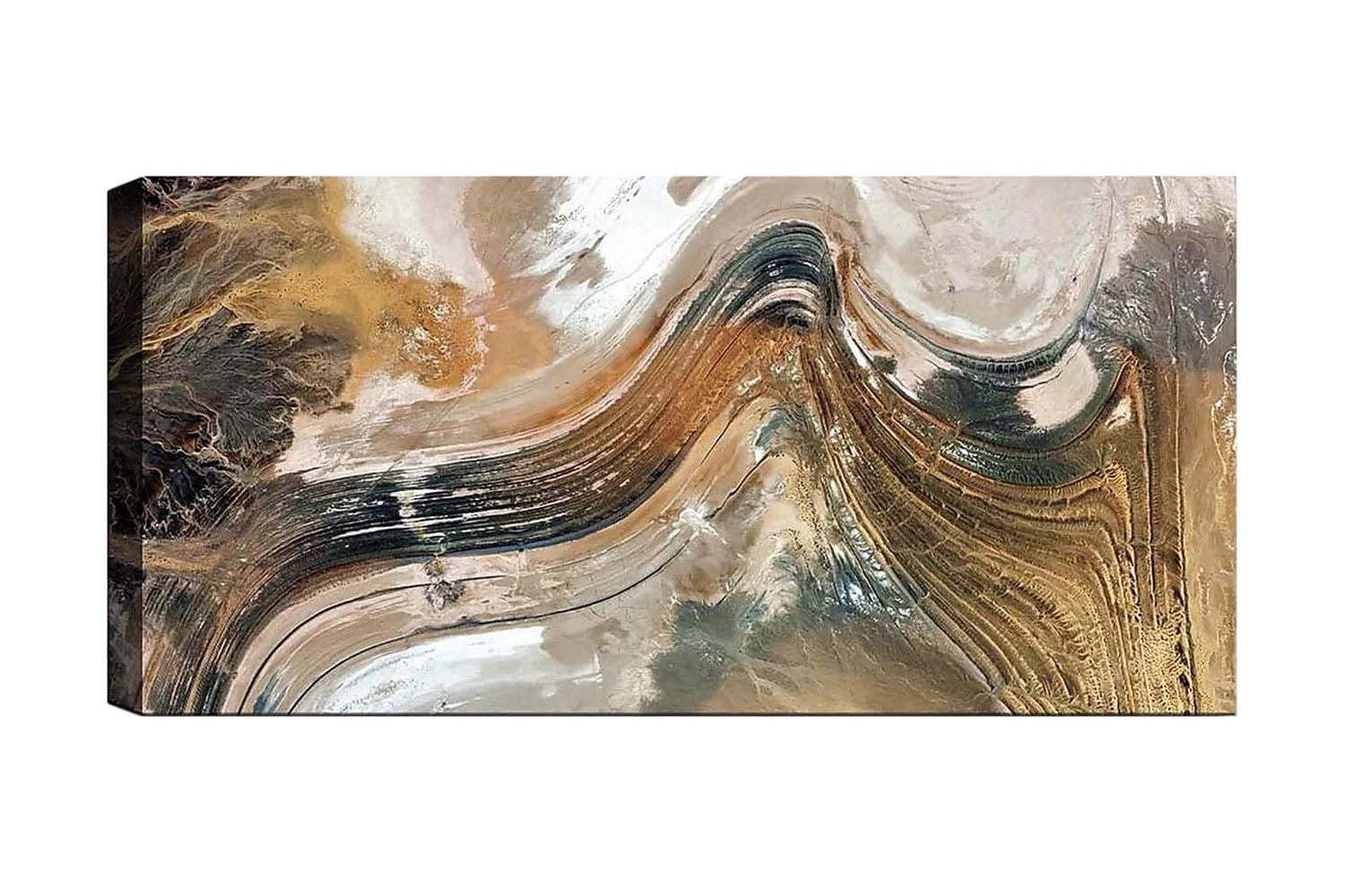 Canvastavla YTY Abstract & Fractals Flerfärgad 120x50 cm - Inredning ...