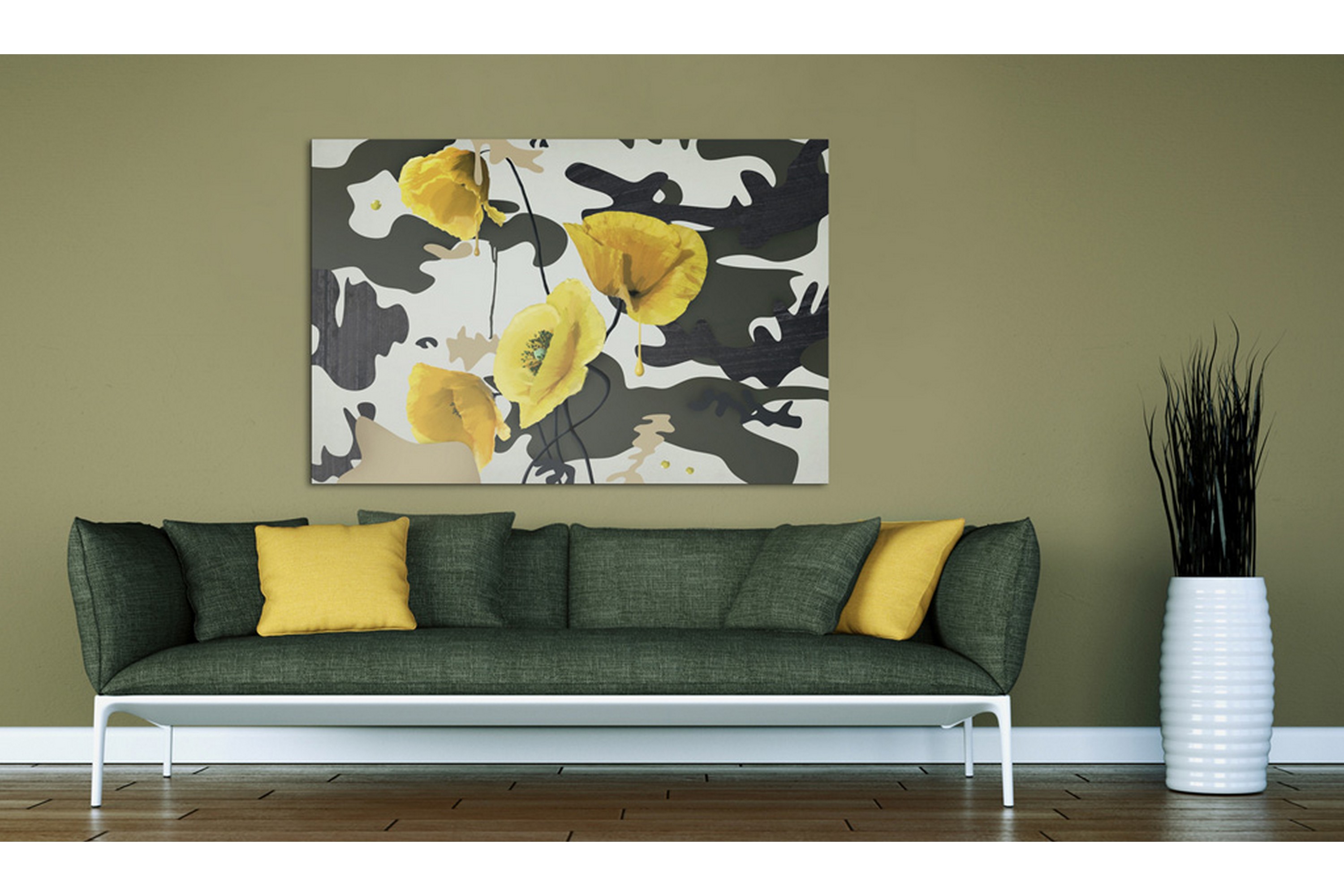 Tavle Malt Av Valmue Blomst 60X40 Artgeist sp. z o. o. - Innredning ...