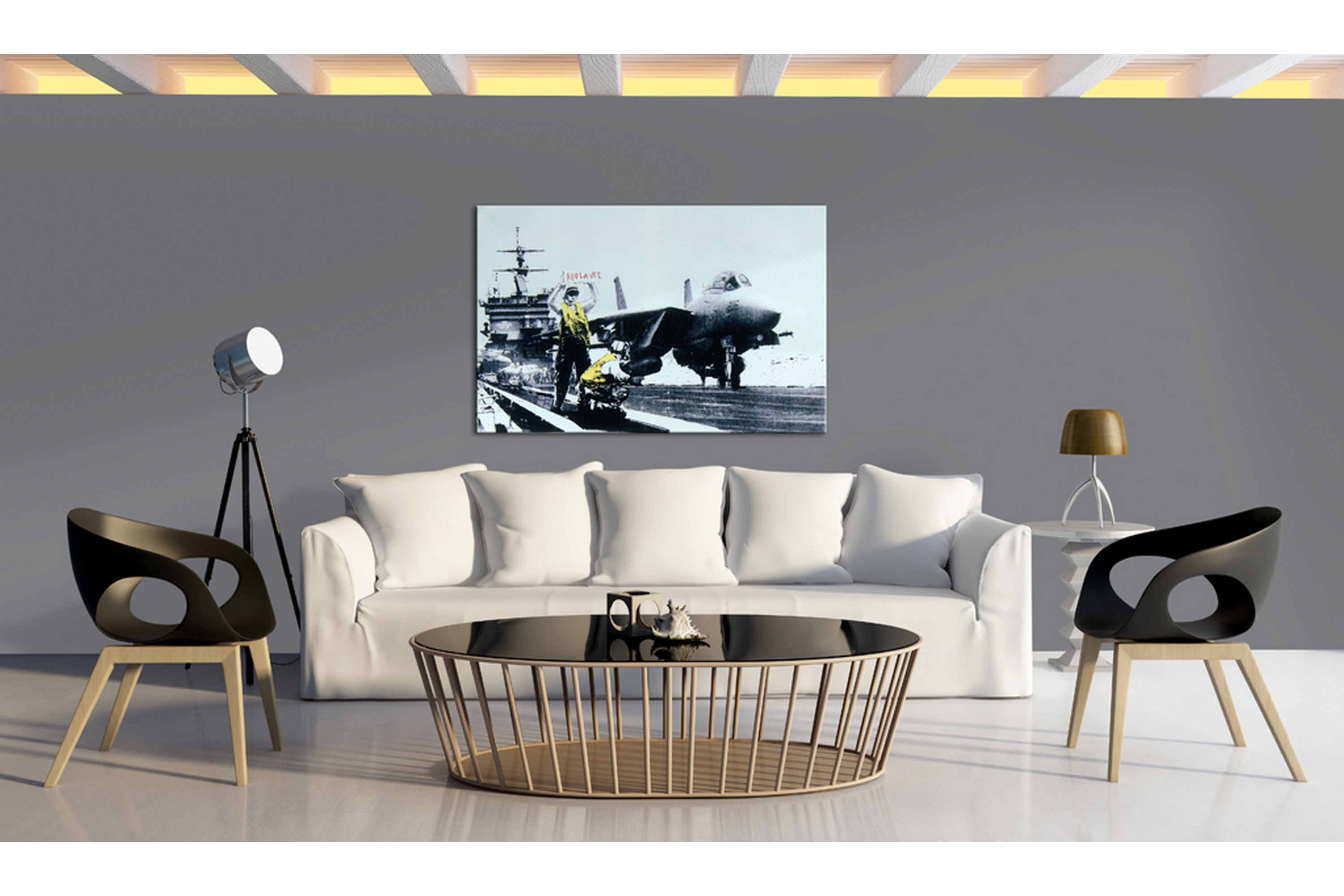 Tavla Applause by Banksy 90x60 Artgeist sp. z o. o. - Inredning | Chilli