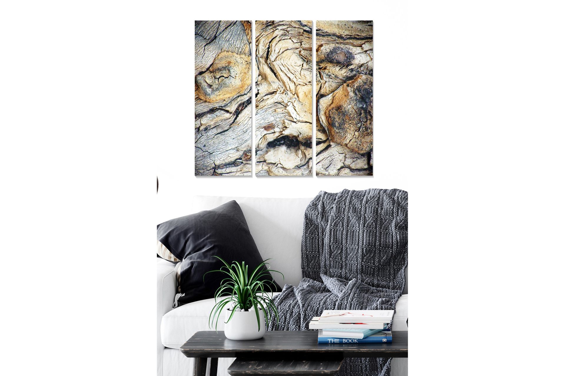 CANVASTAVLA Abstract 3-pack Flerfärgad 20x50 cm - Inredning & dekor ...