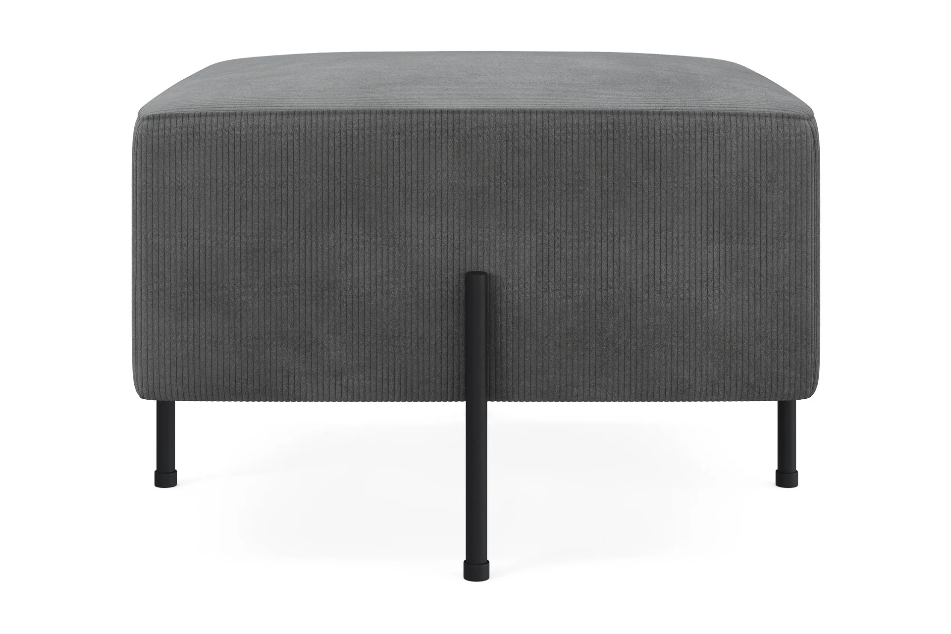 Scandi Days Menard Compact Sittpuff 60 cm Kvadratisk Grå - Möbler ...