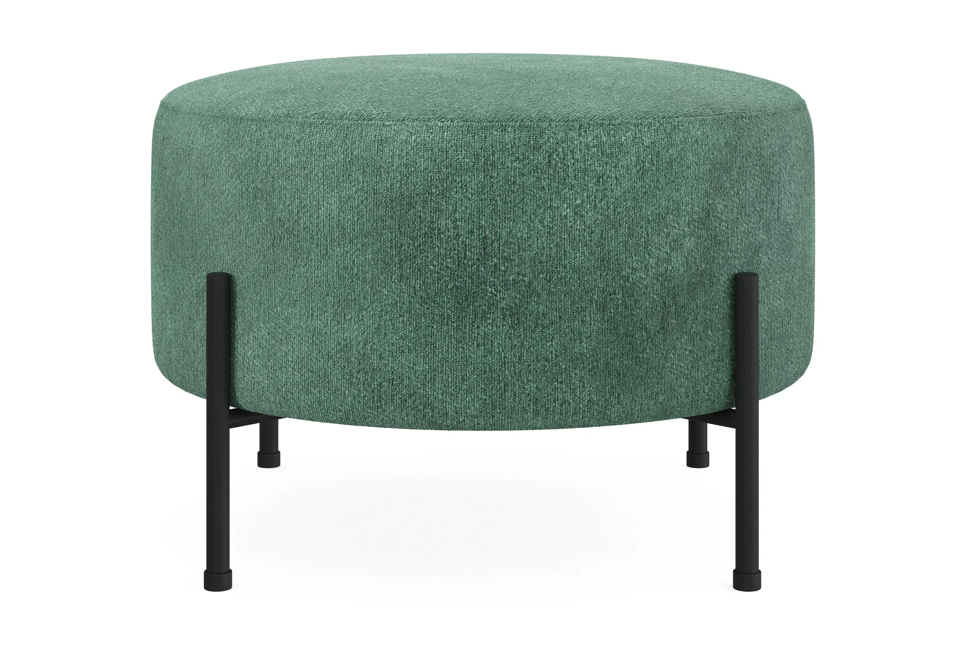 Scandi Days Menard Compact Sittepuff Rund 60 cm Grønn - Møbler - Trademax