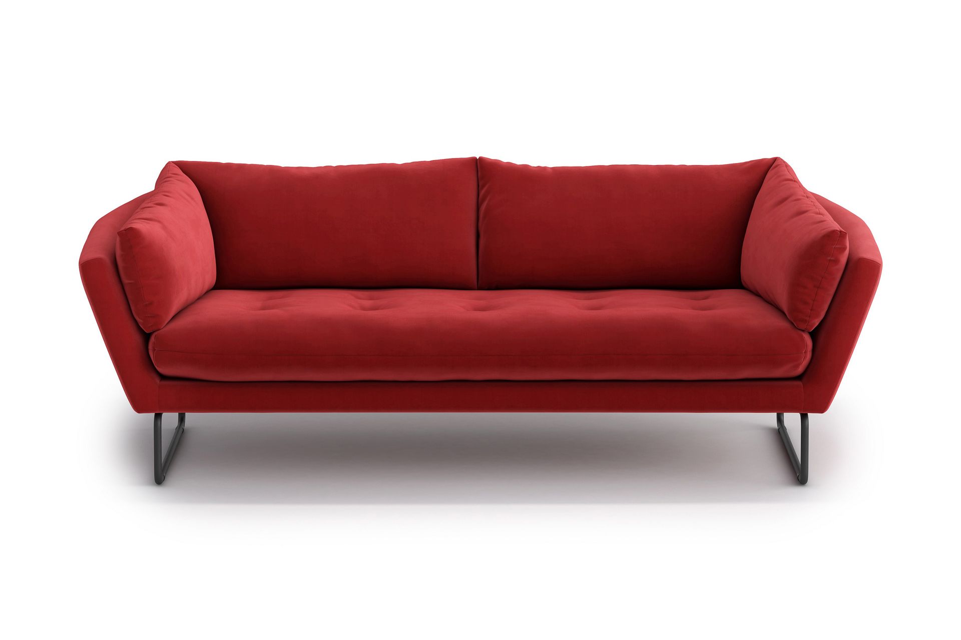 GLOSE 3-sits Soffa Röd - Möbler - Furniturebox
