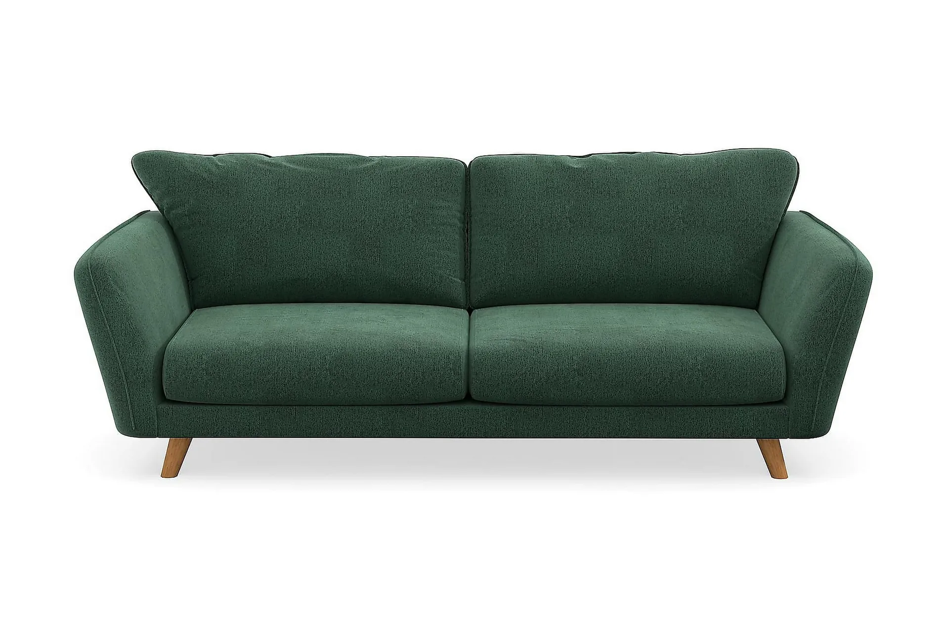 OSCAR LYX 3-sits Soffa Grön Sammet - Möbler - Furniturebox
