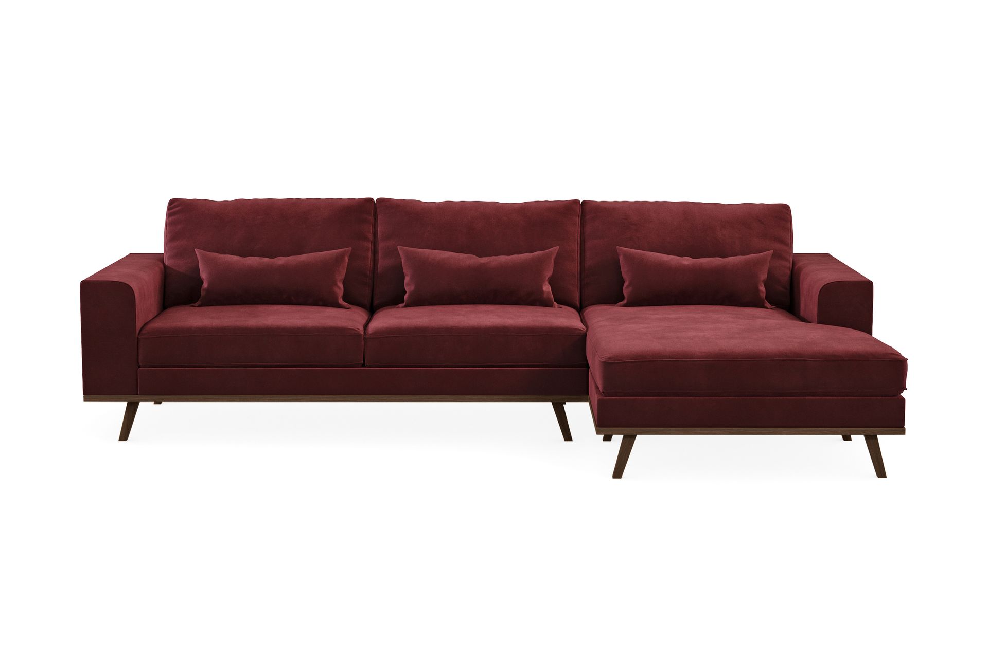 TULSA Divansoffa Lila Röd - Möbler - Furniturebox