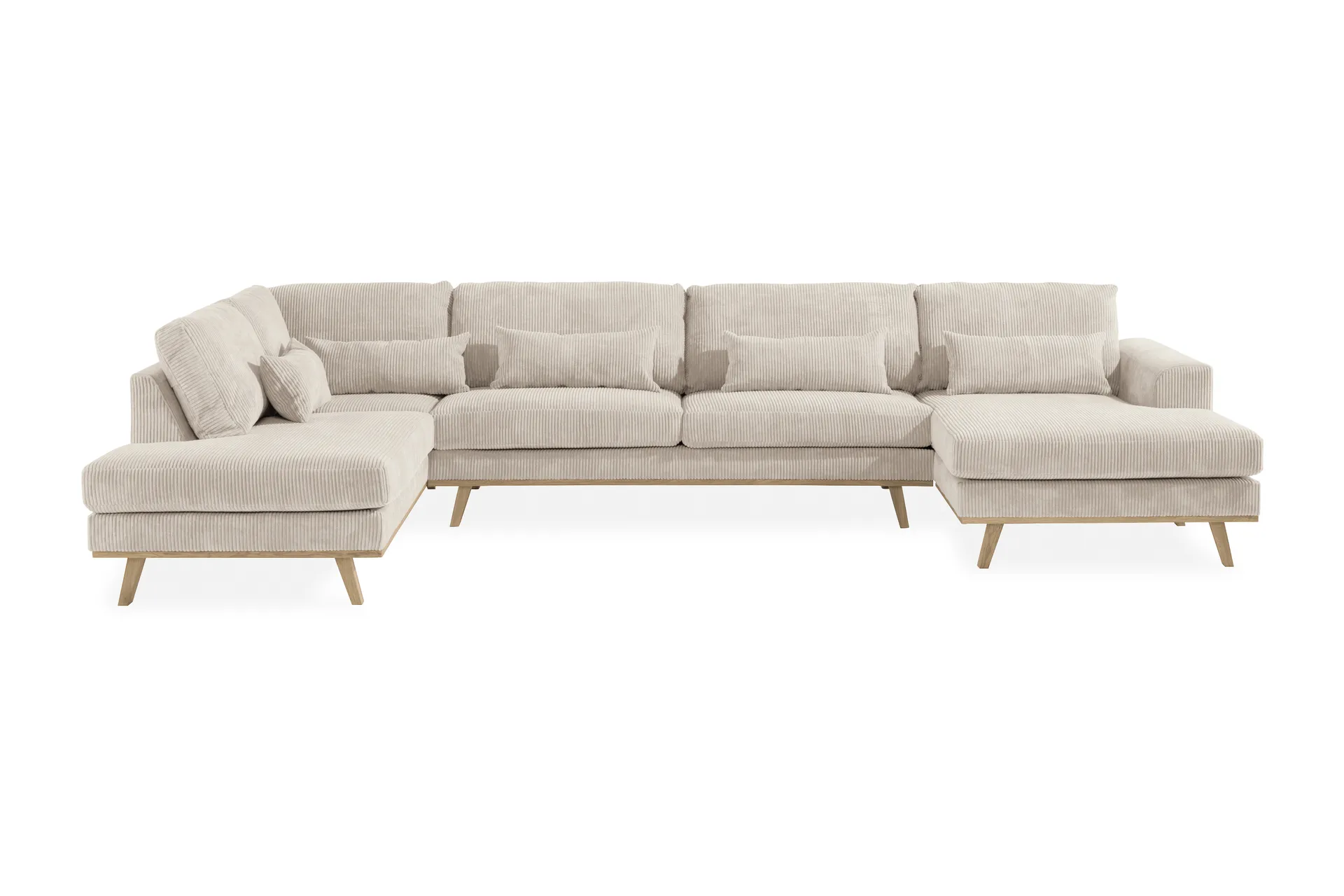 TULSA U-Soffa Manchester Beige - Möbler - Furniturebox