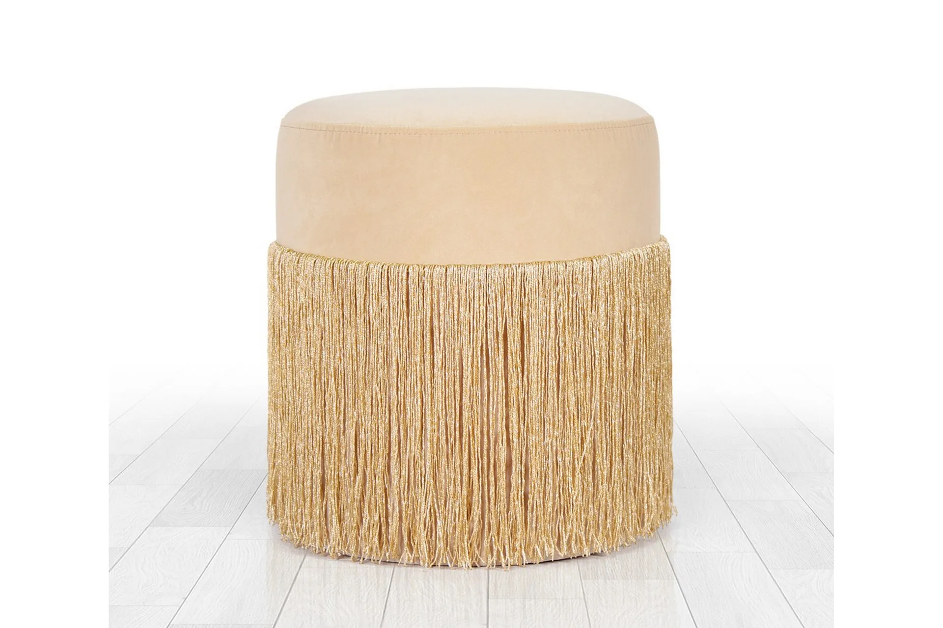 Brookestown Sittpuff 40 cm Guld - Möbler - Furniturebox