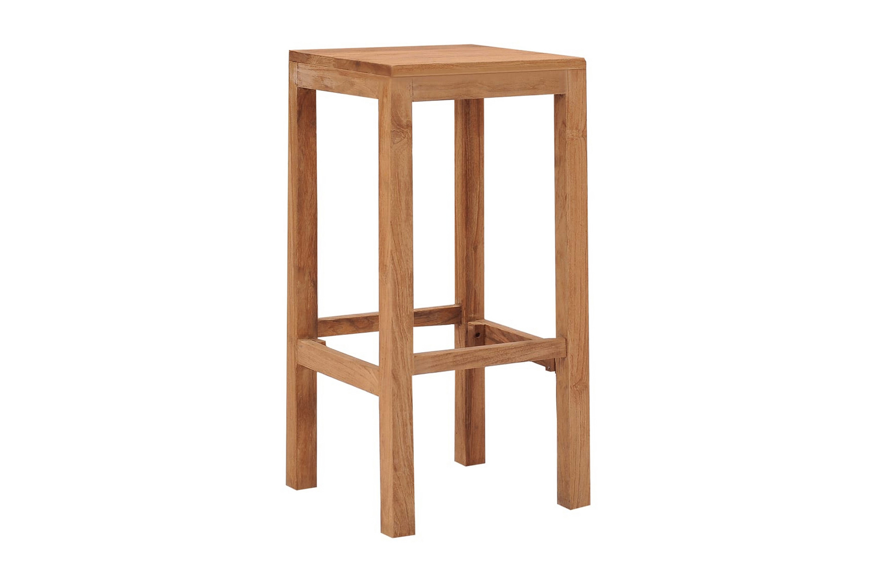 Be Basic Barstolar 4 St Massiv Teak Brun - Möbler | Trademax