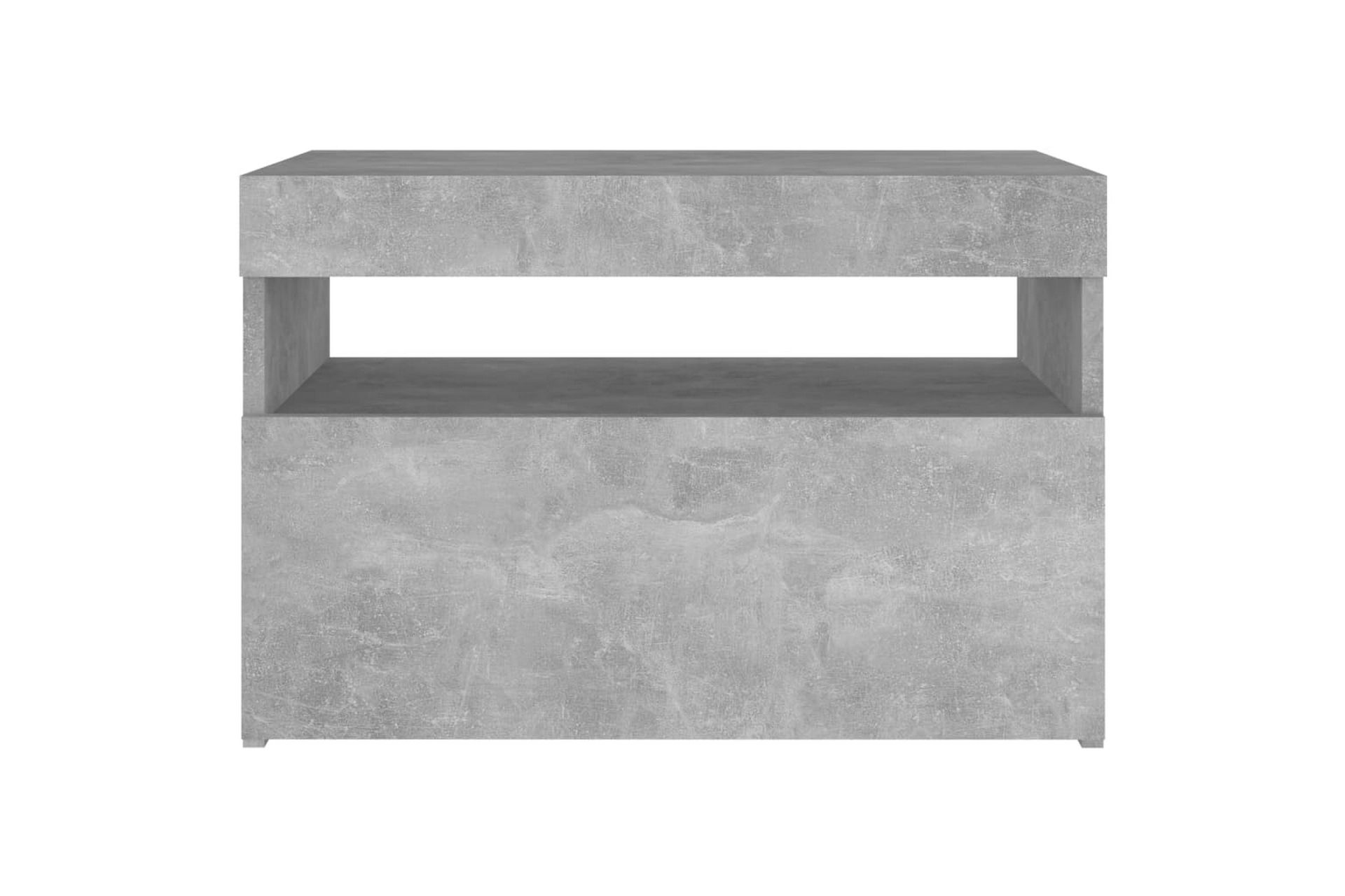 Tv-Benk Med Led-Lys Svart 40,5X30X102 Cm