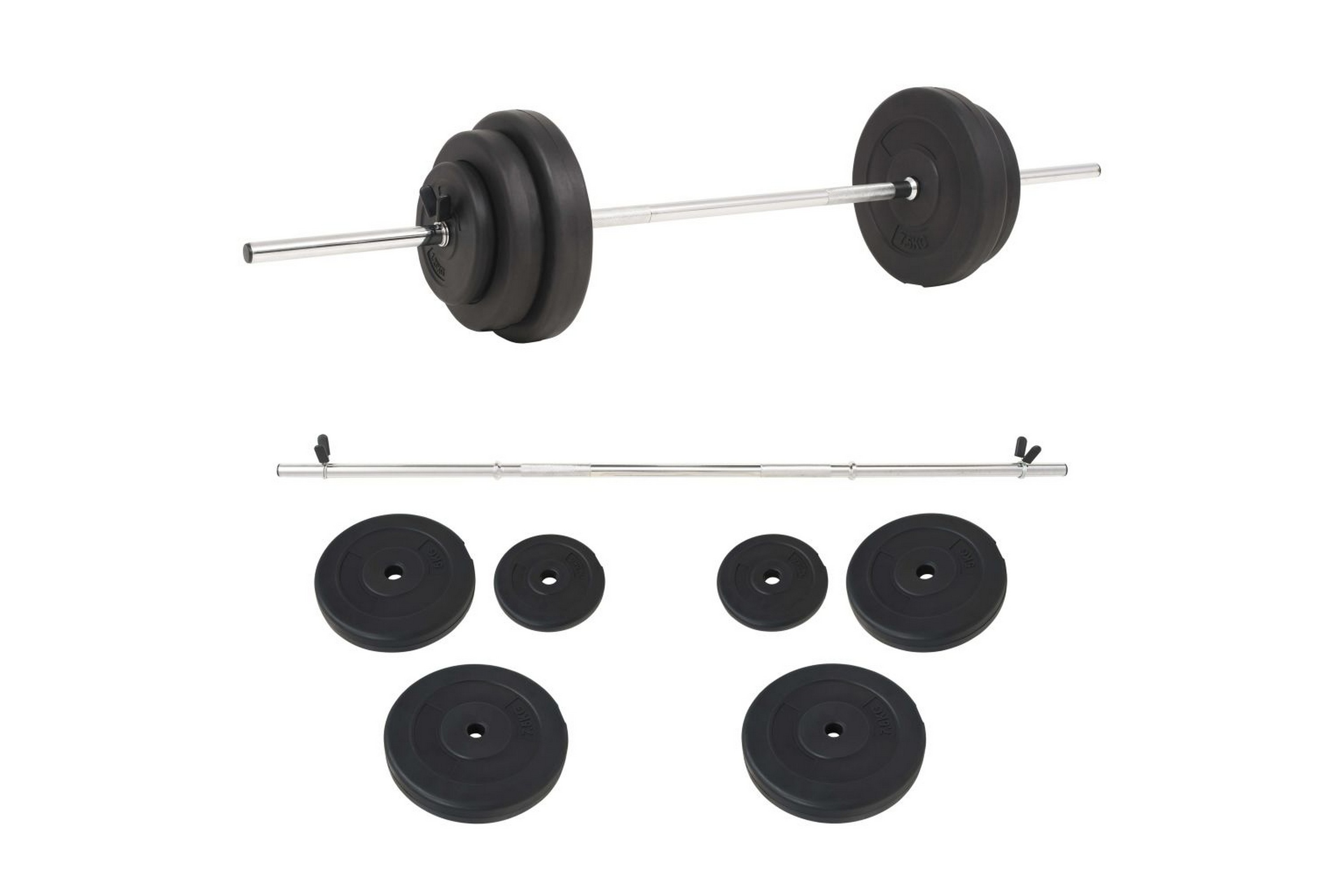 Skivstång set 30 kg - Crossfit utrustning | Trademax.se