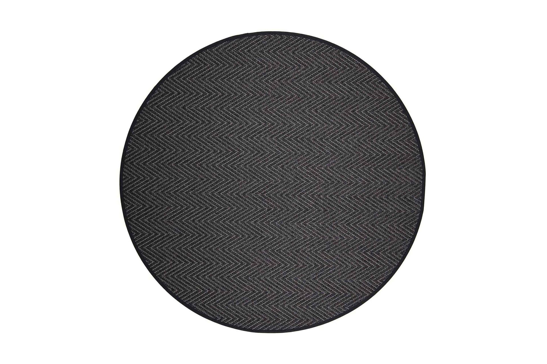 VM Carpet Elsa Matta Rund 133 cm Svart Vm Carpet - Textil & mattor ...