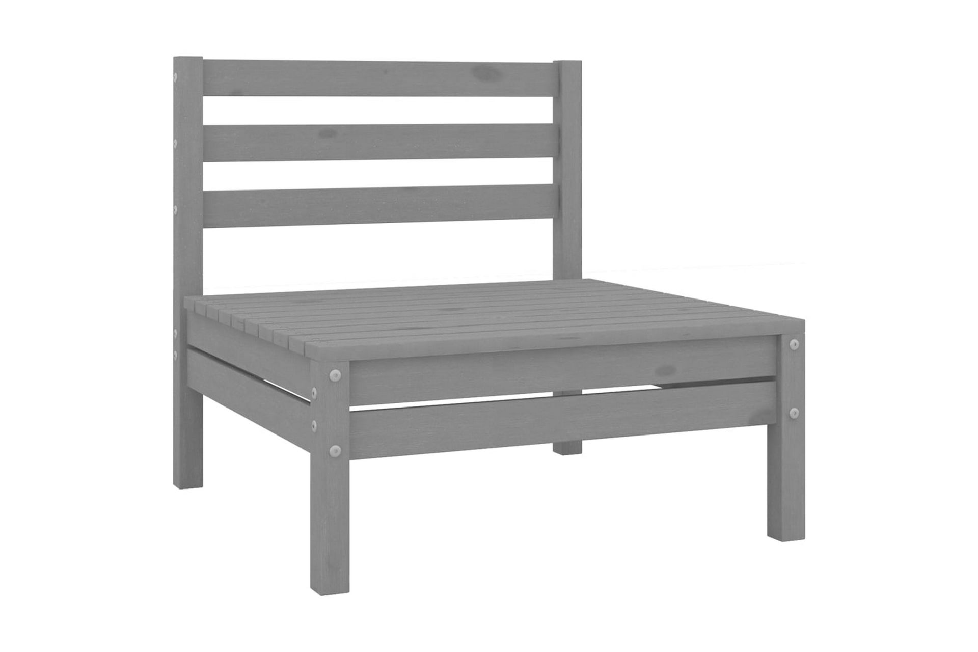 Utendørs Midtsofa 120X80 Cm Heltre Furu main image 0